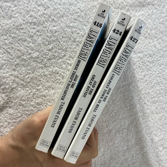 Vintage Longarm Action Western Romance Novel x3 - Picture 9 of 12